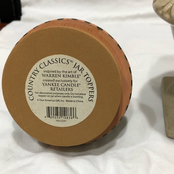 Warren Kimble Candle Topper and Pedestal Bottom - Picture 2 of 7